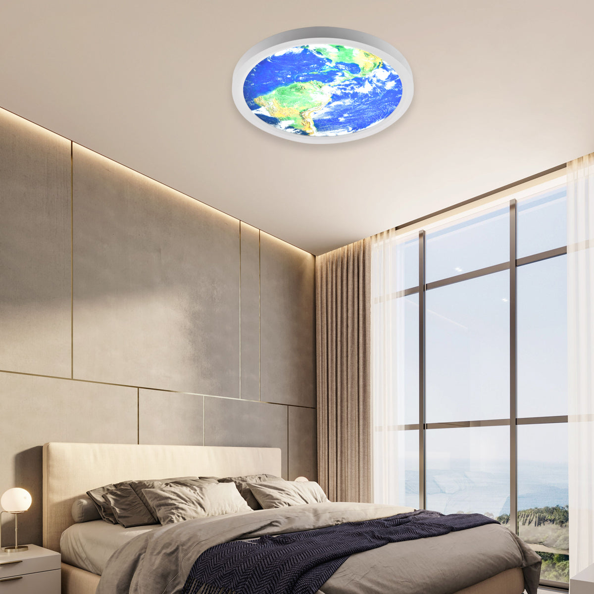 Ener-j E314 Surface mounted Earth LED Ceiling Light, 24W