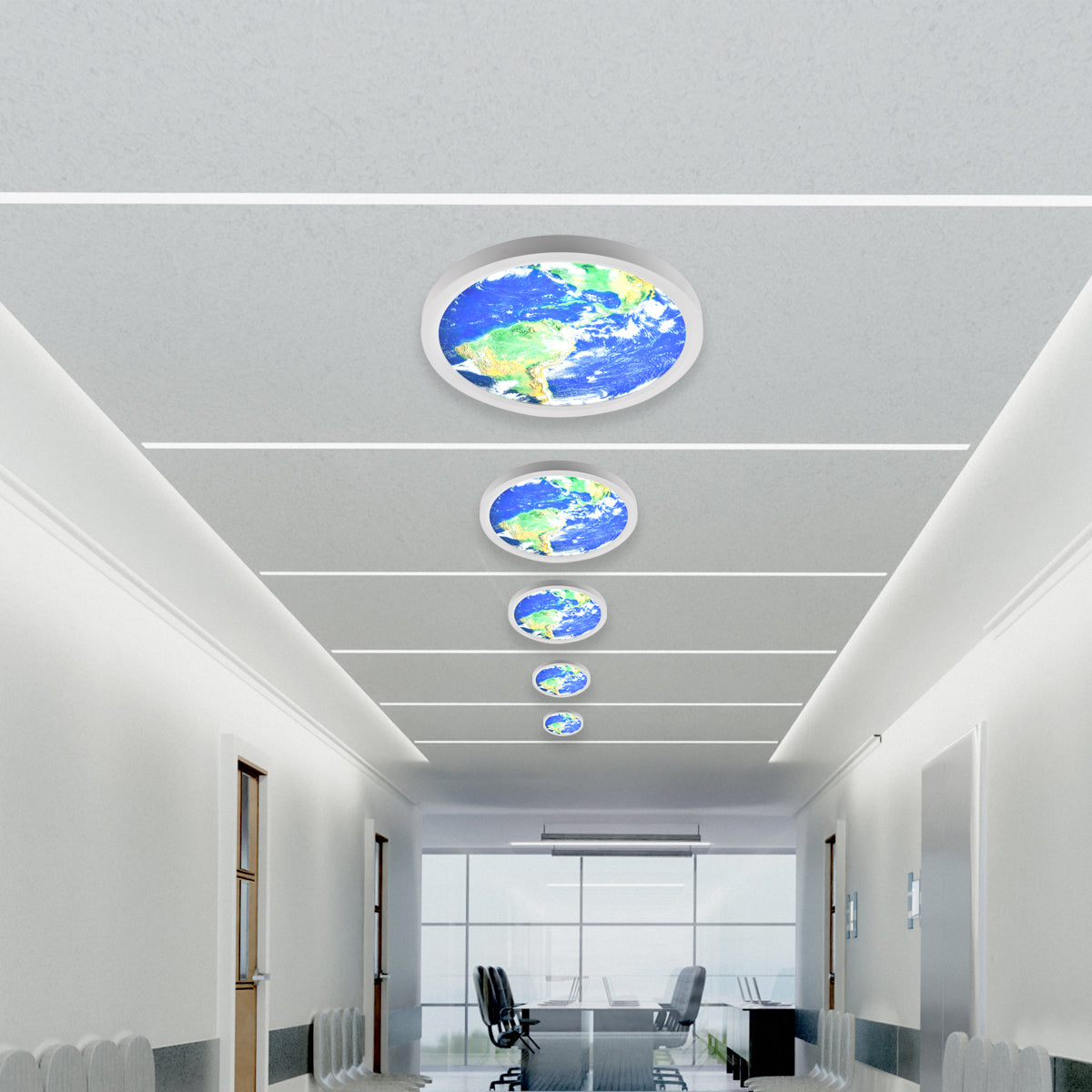 Ener-j E314 Surface mounted Earth LED Ceiling Light, 24W