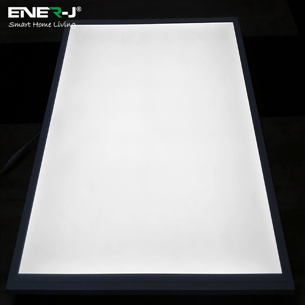Ener-j E816 LED Backlit Panel, 1200x600mm, 60W, 6000Lm, CCT Switchable (6000K-4000K-3000K) Pack of 2