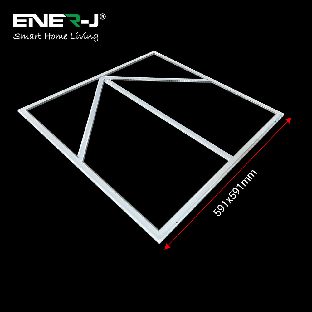 Ener-j E819 600x600mm LED Frame Panel Light 6000K with Blue Arrow Design, 40W with 4000 Lumens Pack of 2