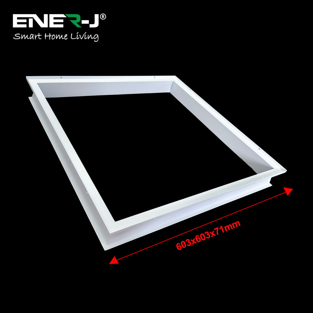 Ener-j E820 Recessed Deep Frame for 595x595mm LED Panels