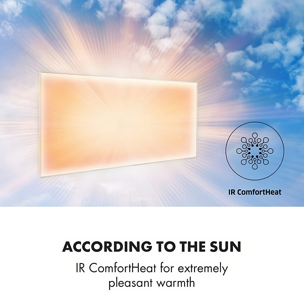 Ener-j IH1007 1195x595mm Infrared Heating Panel, White Body, 720W