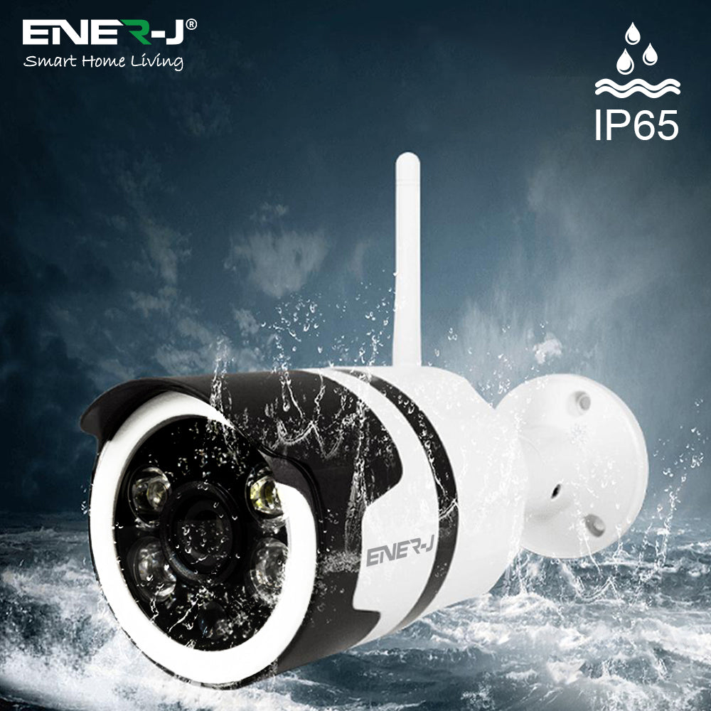 Ener-j IPC1015 Smart WiFi Outdoor Bullet IP Camera, 1080P HD