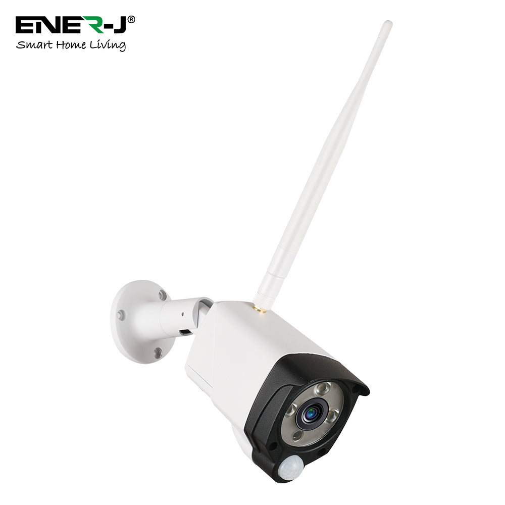 Ener-j IPC1026 Additional Outdoor IP Bullet Camera for IPC1025 Kit (2 way audio and motion sensor)