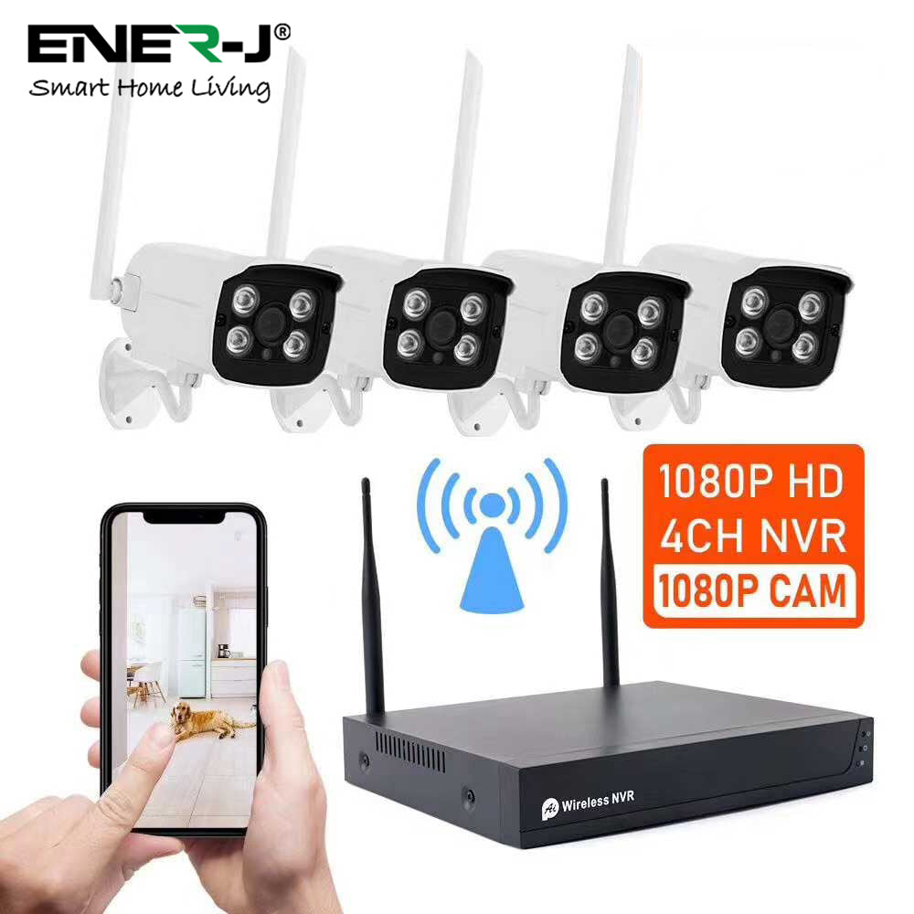 Ener-j IPC1030 WiFi NVR kit(8ch wireless NVR+4pc wireless camera) 2.0MP-1080P