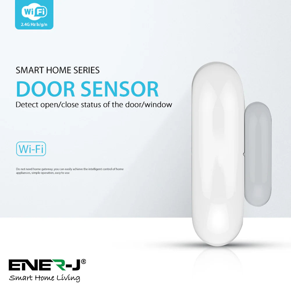 Ener-j SHA5265-4 Smart WiFi Wireless Door Sensor Pack of 4