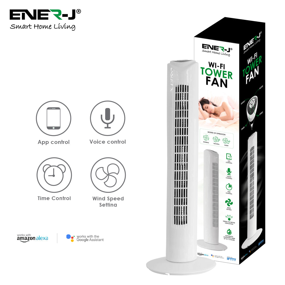 Ener-j SHA5288 Smart WiFi Tower Fan