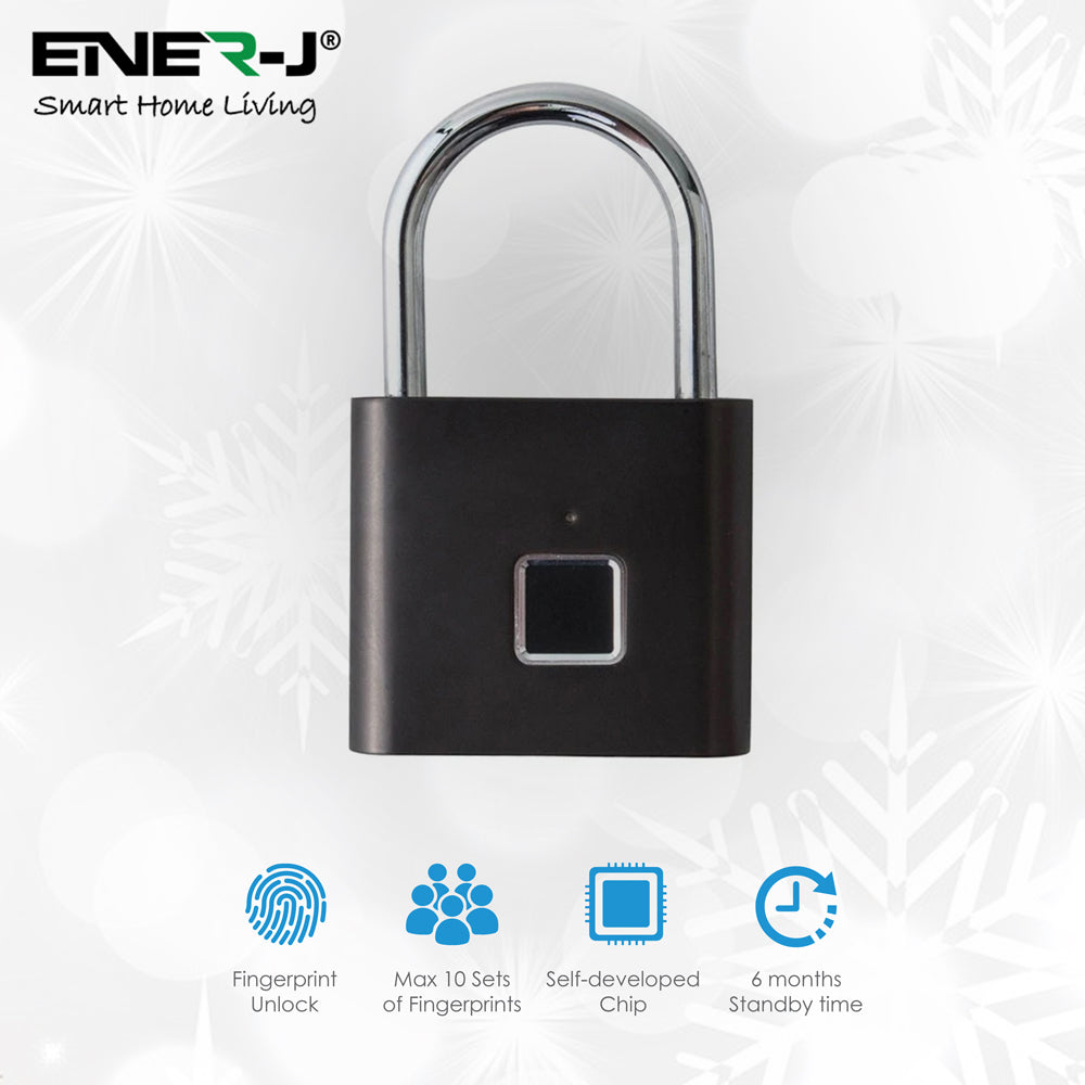 Ener-j SHA5304 Fingerprint Padlock