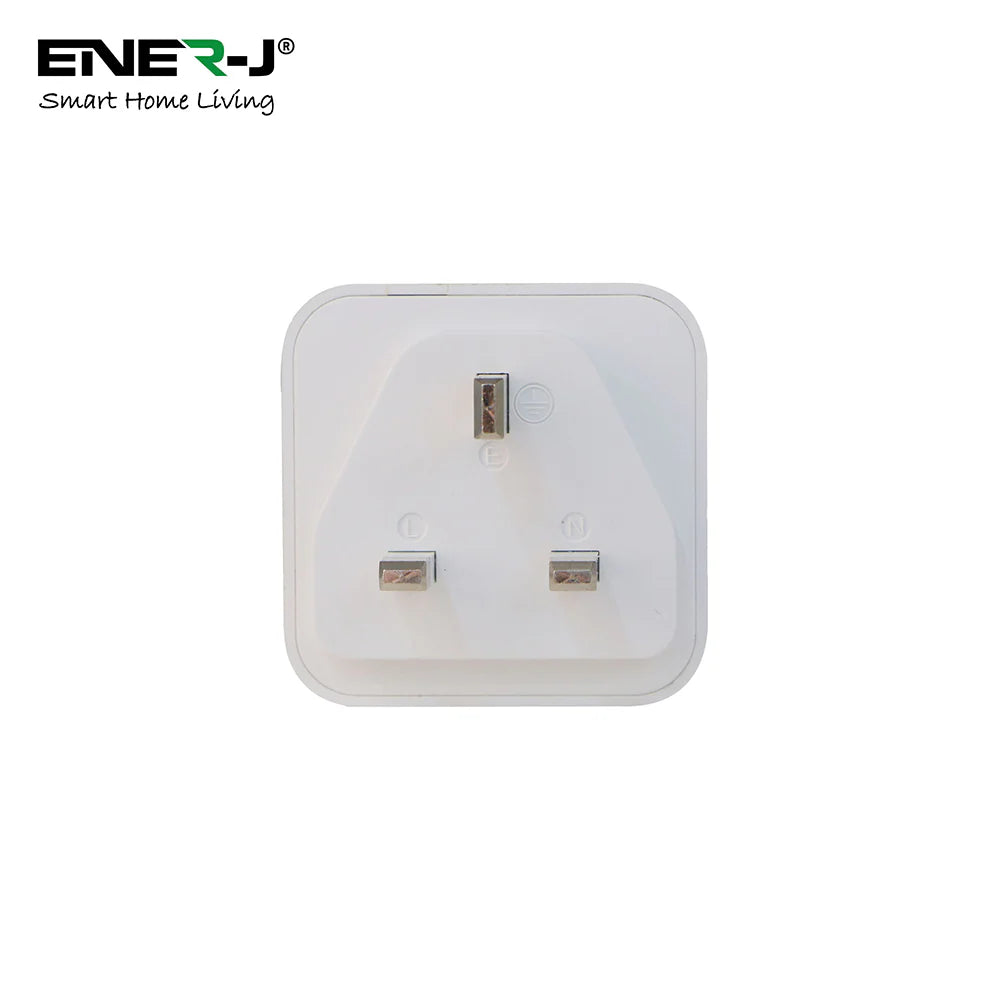 Ener-j SHA5325-3 WiFi Smart Mini plug square, UK BS Plug Pack of 3