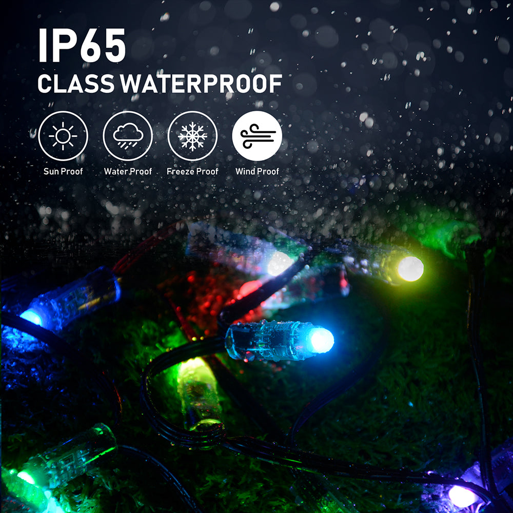 Ener-j SHA5326 Smart RGB Fairy Lights with 5 Meters length, 50 LEDs, WiFi+BLE+IR Remote control