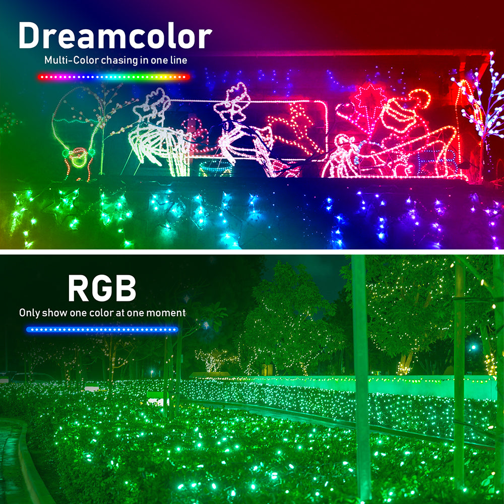 Ener-j SHA5326 Smart RGB Fairy Lights with 5 Meters length, 50 LEDs, WiFi+BLE+IR Remote control