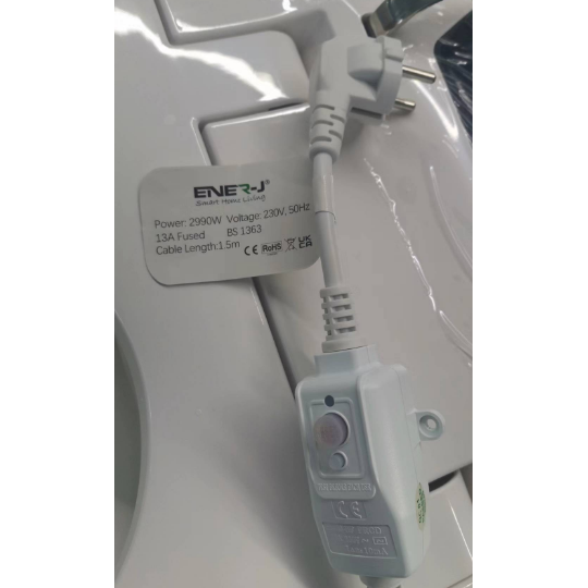 Ener-j SHA5340X Smart Intelligent Bidet Toilet with inner tank