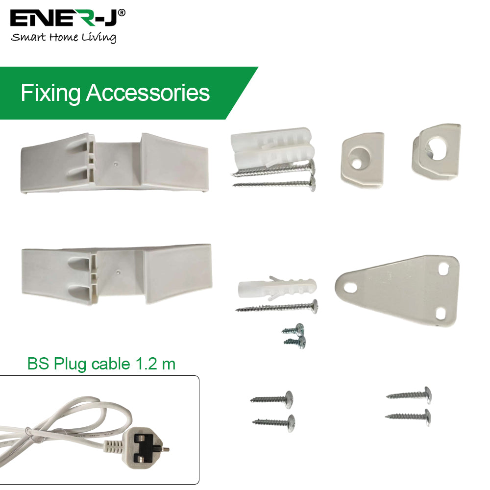 Ener-j SHA5355W Smart WiFi Radiator Heater 2000W, White Body (1000x585x55mm)