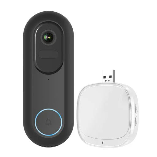 Ener-j SHA5357 1080P Wired/Wireless Video Doorbell with 5200mah battery & USB Chime