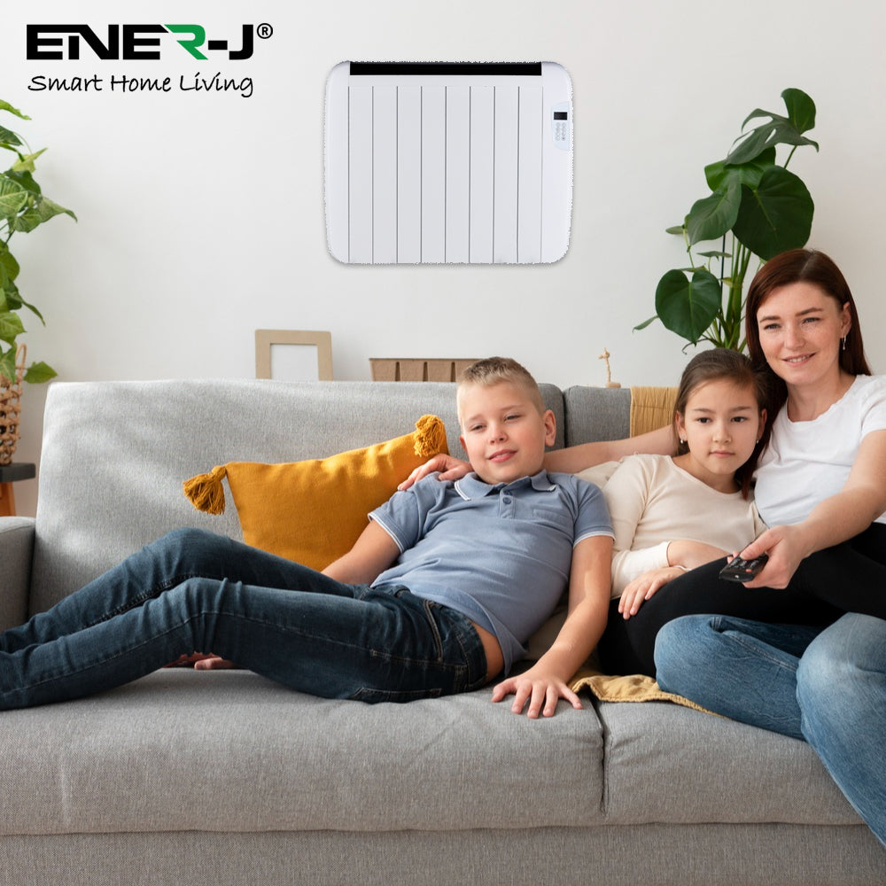Ener-j SHA5360 Smart WiFi Radiator Heater 1200W, White Body (720x580x55mm)