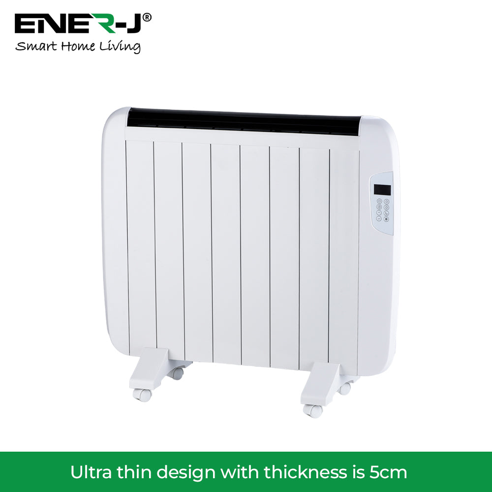 Ener-j SHA5360 Smart WiFi Radiator Heater 1200W, White Body (720x580x55mm)