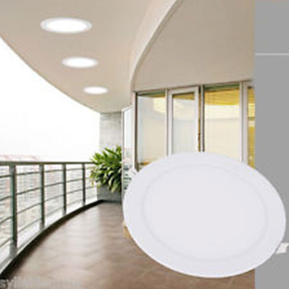 Ener-j T119 24W Recessed Round LED Mini Panel 280mm diameter (Hole Size 265mm), 6000K Pack of 2