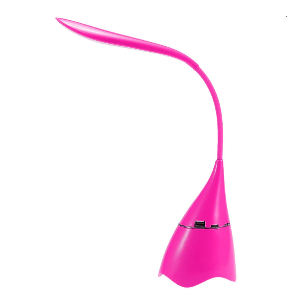 Ener-j T11D LED Table Lamp with Bluetooth Speaker - Pink