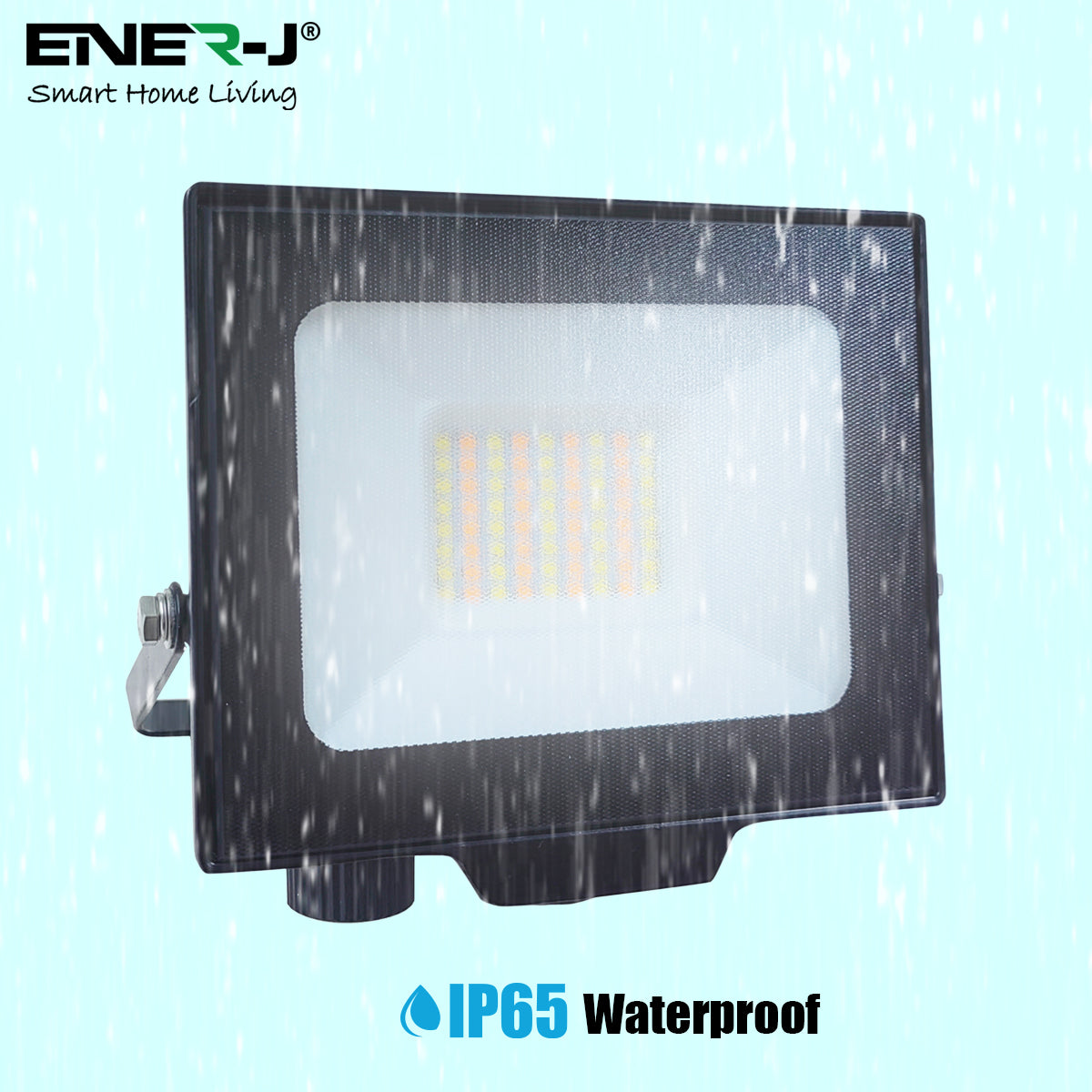 Ener-j T205X 30W LED Floodlights With CCT Switchable & PIR ready (not included), 2700 Lm, IP65