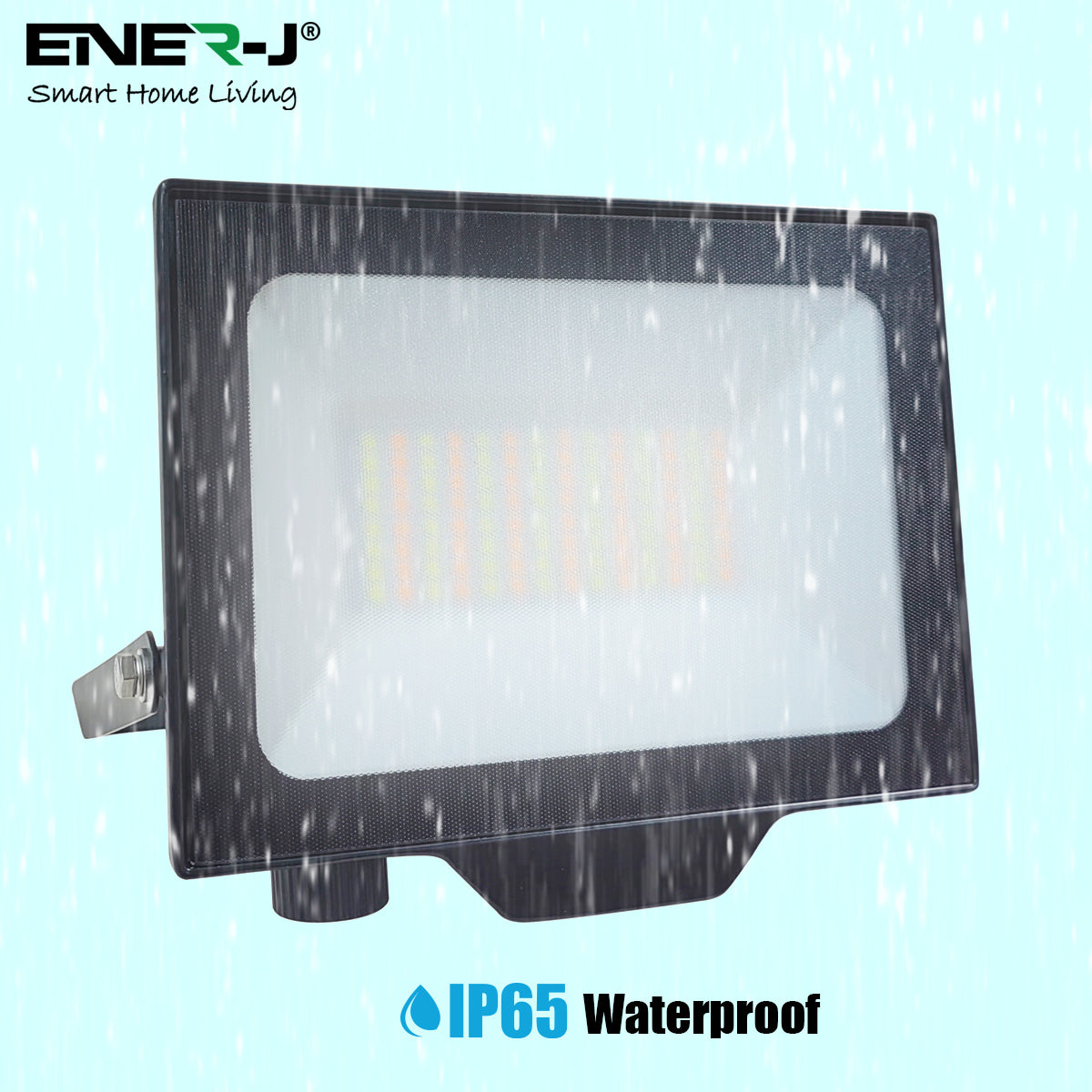 Ener-j T207X 50W LED Floodlights With CCT Switchable & PIR ready (not included), 4500 Lm, IP65