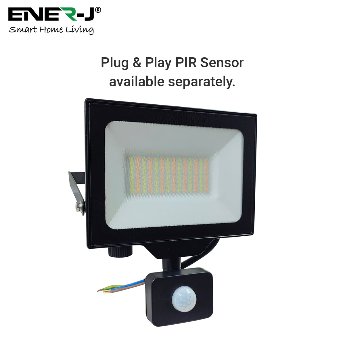 Ener-j T207X 50W LED Floodlights With CCT Switchable & PIR ready (not included), 4500 Lm, IP65