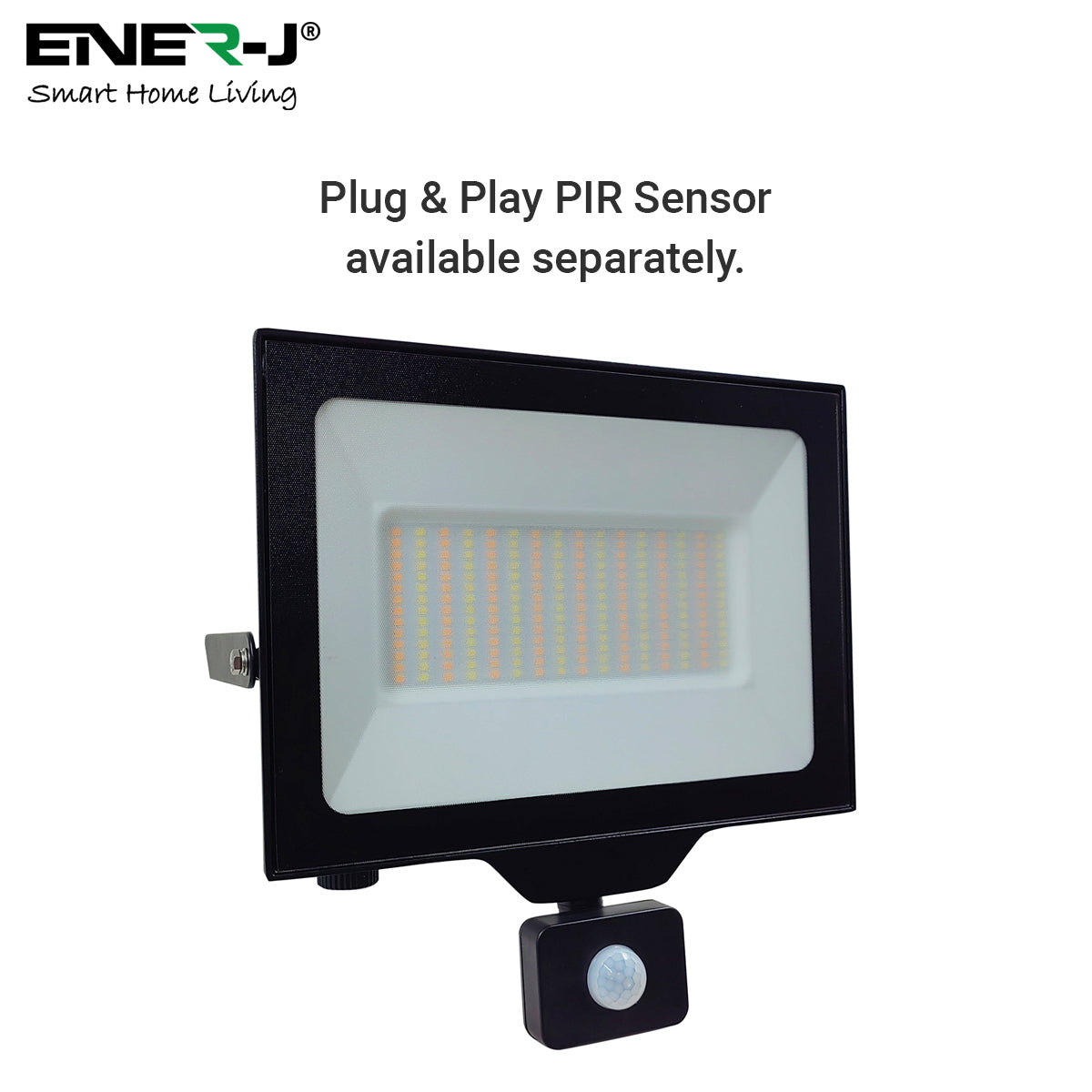 Ener-j T210XN 100W LED Floodlights With CCT Switchable & PIR ready (not included), 9000 Lm, IP65