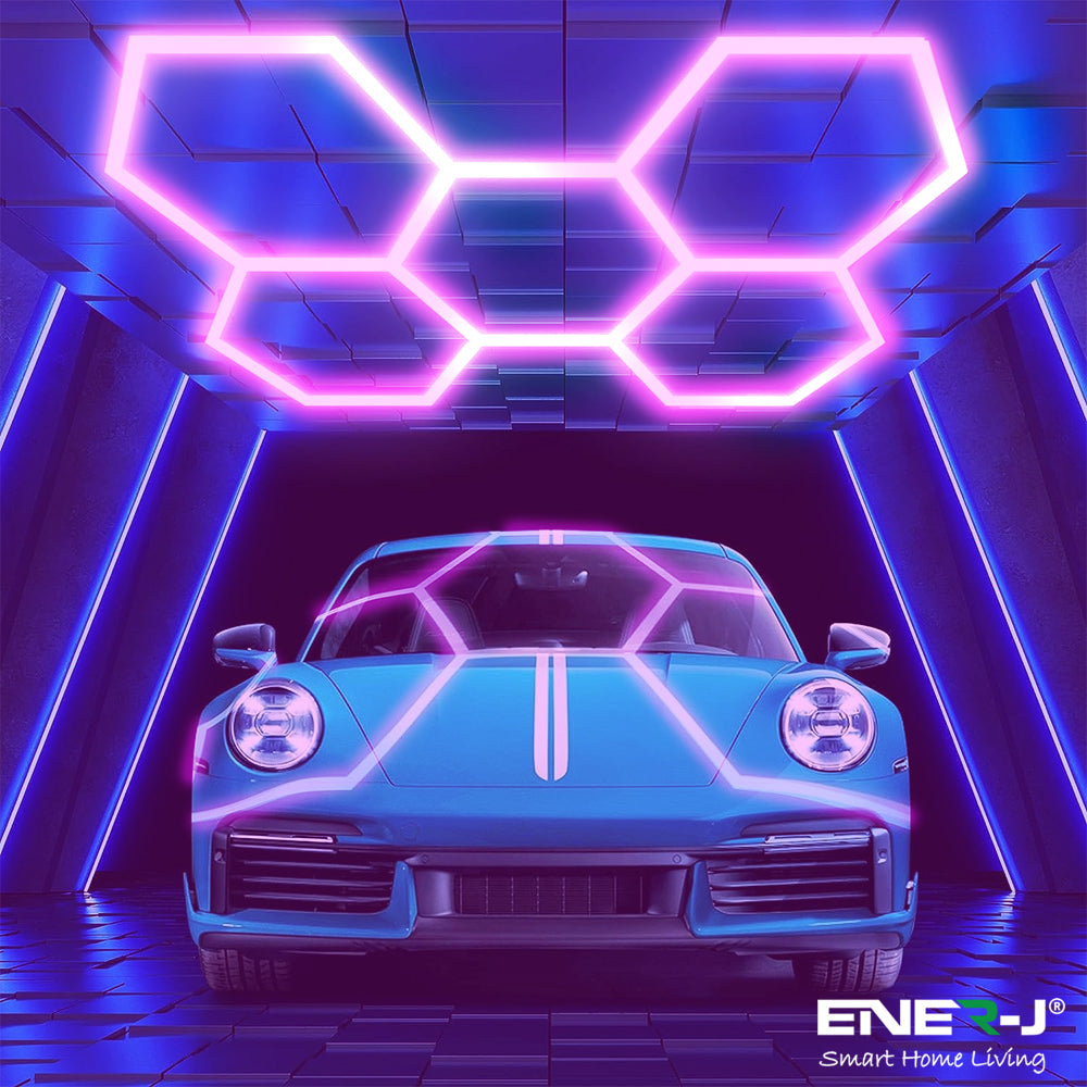 Ener-j T303RGB 150W Car Showroom Light, T5 Tubes, RGB with Remote, Connector 20pcs