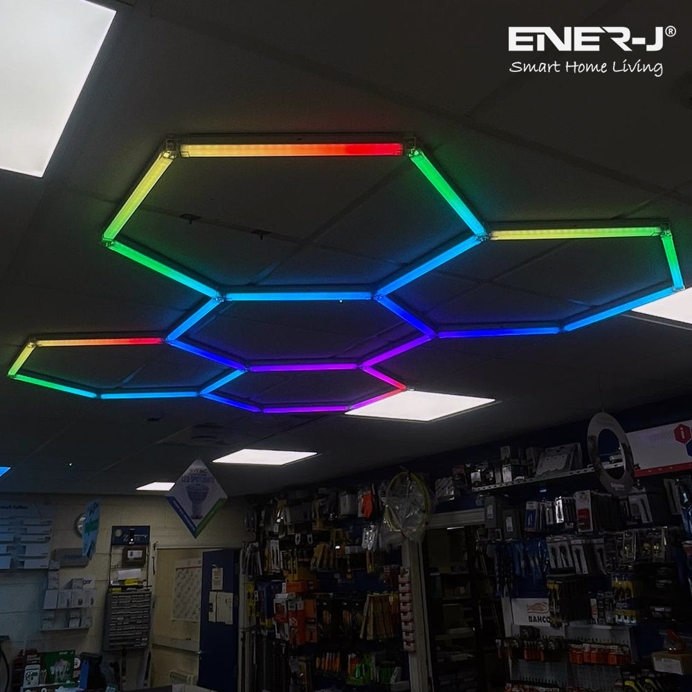Ener-j T303RGB 150W Car Showroom Light, T5 Tubes, RGB with Remote, Connector 20pcs