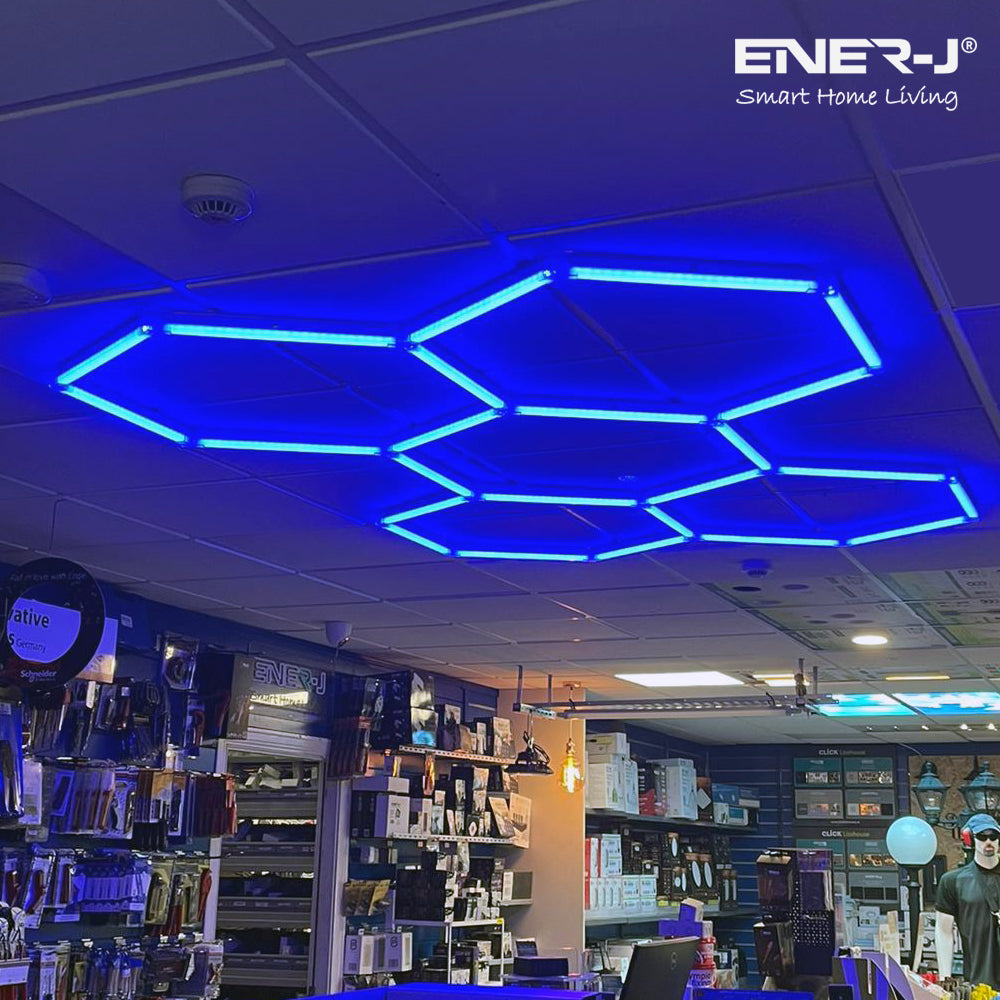 Ener-j T303RGB 150W Car Showroom Light, T5 Tubes, RGB with Remote, Connector 20pcs