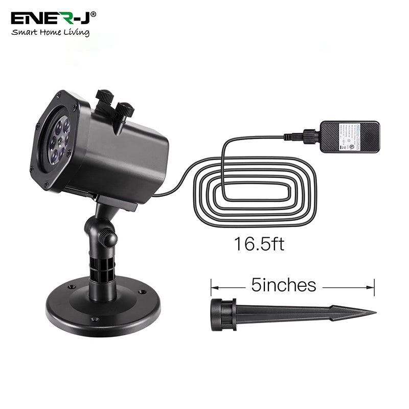 Ener-j T356 LED Projector Light with 12 Patterns