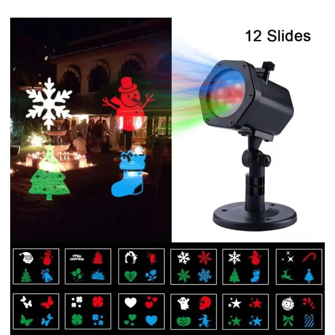 Ener-j T356 LED Projector Light with 12 Patterns