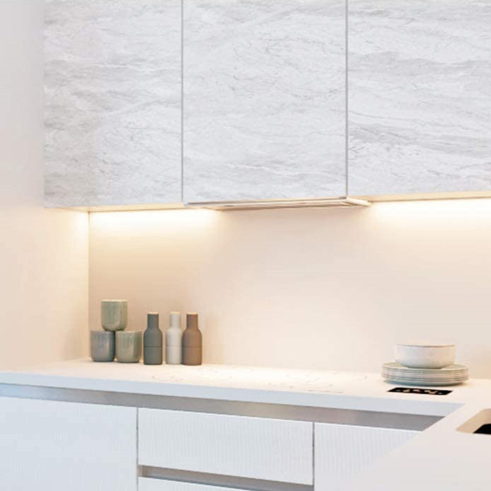 Ener-j T459 12V COB LED Strip Lights with 300 LEDs/M, 10W/M, 1100lm/M, CRI 90-92, 5M Roll, 3000K