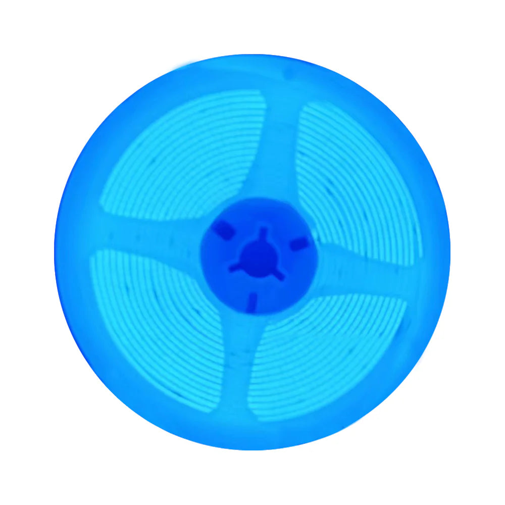 Ener-j T467 24V COB LED Strip Lights with 320 LEDs/M, 10W/M, 1100lm/M, CRI 90-92, 5m Roll, BLUE