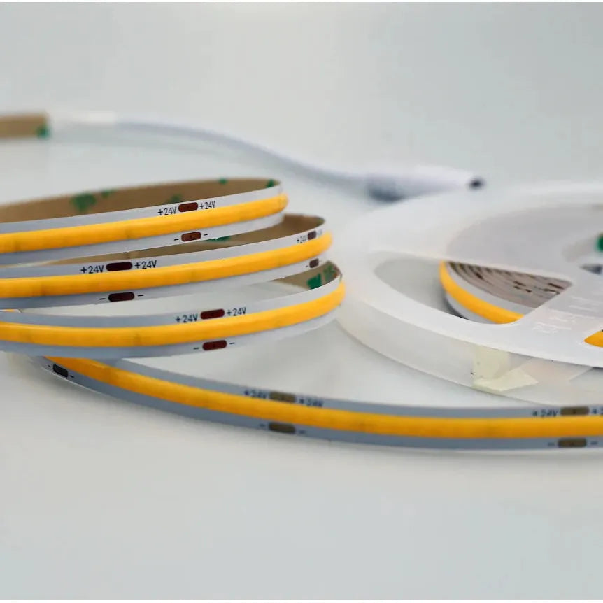 Ener-j T469 24V COB LED Strip Lights with 320 LEDs/M, 10W/M, 1100lm/M, CRI 90-92, 5m Roll, Green