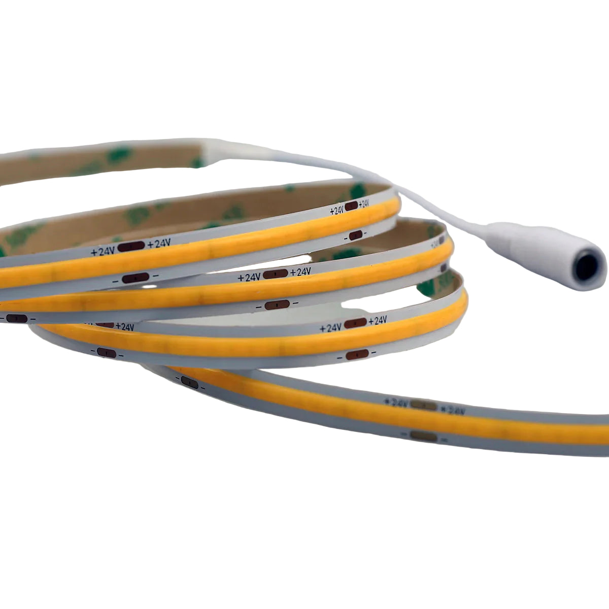 Ener-j T469 24V COB LED Strip Lights with 320 LEDs/M, 10W/M, 1100lm/M, CRI 90-92, 5m Roll, Green