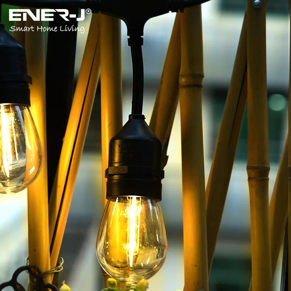 Ener-j T471 LED Filament Bulb String Light Kit 30m (inc 30x1W Filament LED Lamps)