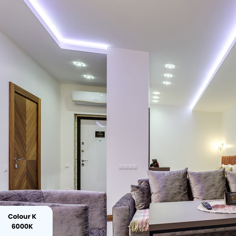 Ener-j T480 24V COB LED Strip Lights with 320 LEDs/M, 10W/M, 1100lm/M, CRI 90-92, 5m Roll, 6000K, IP65