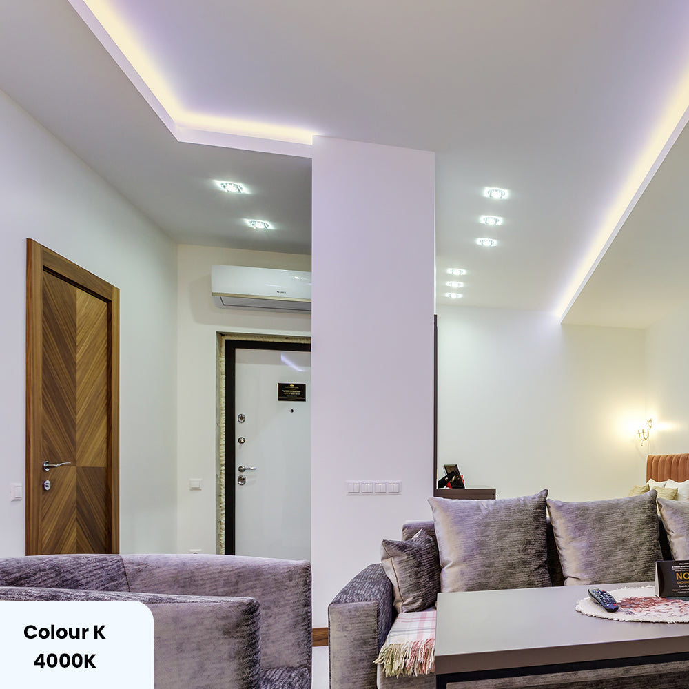 Ener-j T481 24V COB LED Strip Lights with 320 LEDs/M, 10W/M, 1100lm/M, CRI 90-92, 5m Roll, 4000K, IP65