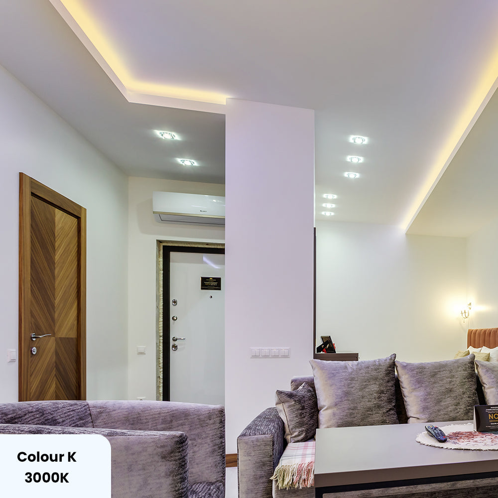 Ener-j T482 24V COB LED Strip Lights with 320 LEDs/M, 10W/M, 1100lm/M, CRI 90-92, 5m Roll, 3000K, IP65