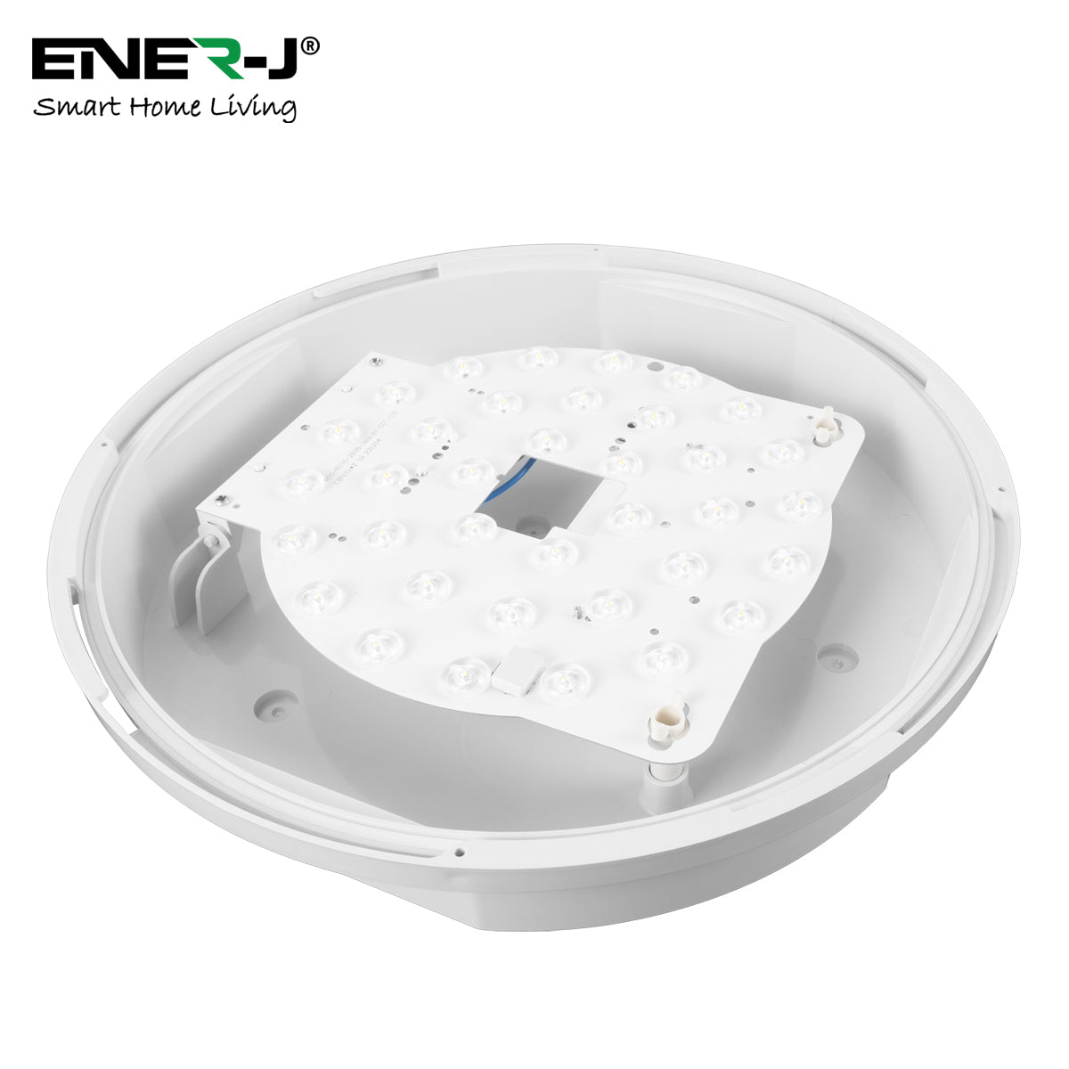 Ener-j T561 9 in 1 LED Bulkheads with Power Switchable (12W-15W-18W) and CCT Switchable, Size: 320mm, IP65 & IK10