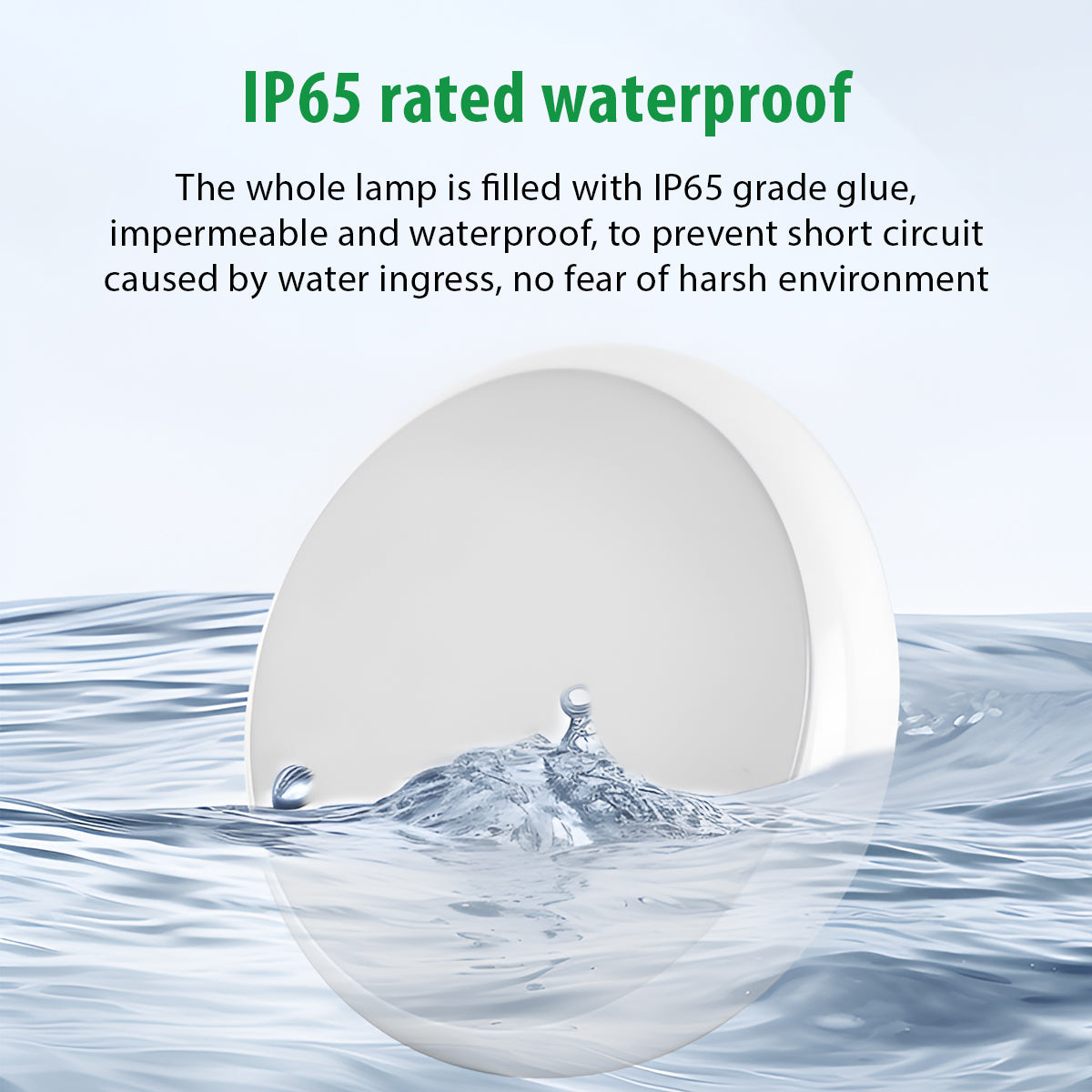 Ener-j T562 9 in 1 LED Bulkheads with Power Switchable (12W-15W-18W) and CCT Switchable & Built-in Microwave Sensor