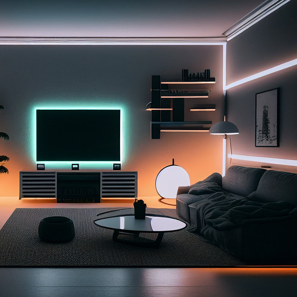 Ener-j T595 5 meters RGB+CCT LED COB Strip 24V, 840LEDS/M, 21W/M, IP20