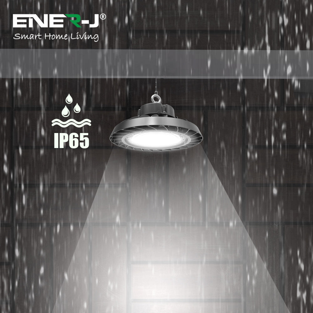 Ener-j T610 CCT (6000K-4000K-3000K) & Wattage (70W-120W-150W) Switchable UFO LED High Bay