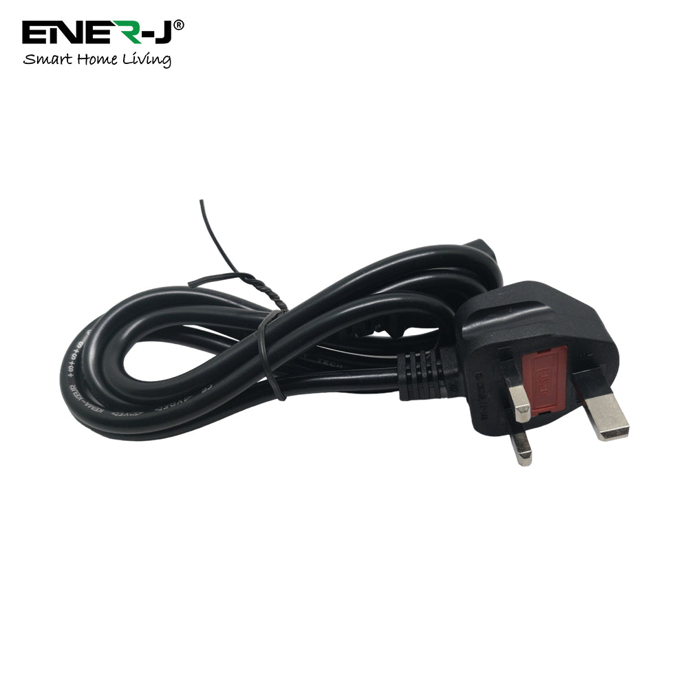 Ener-j T675 12V 5A 60W Plastic Power Supply Adapter, U.K. Plug