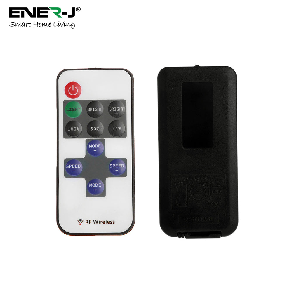 Ener-j T680 RF Mini Dimming Controller with 11 Key Remote for Single Colour 12V/24V LED Strip Lights