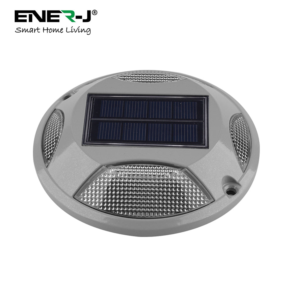 Ener-j T723-2 Solar Fence/Step Light CCT 6000K+BLUE Pack of 2