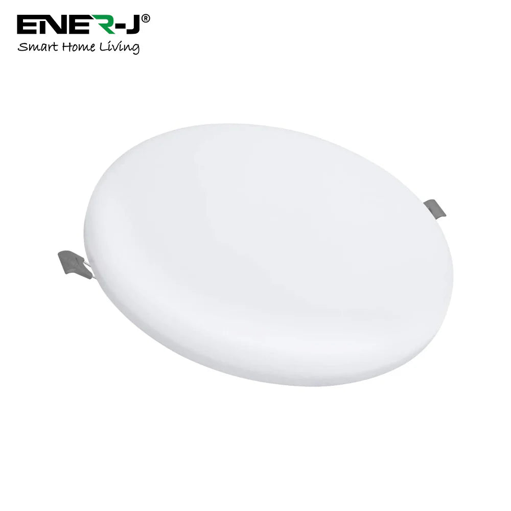 Ener-j T823 18W Frameless Recessed-Surface Super LED Panel, 150mm, Round, 6000K Pack of 2