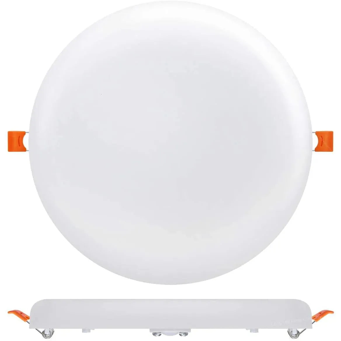 Ener-j T824 24W Frameless Recessed-Surface Super LED Panel, 200mm, Round, 4000K Pack of 2