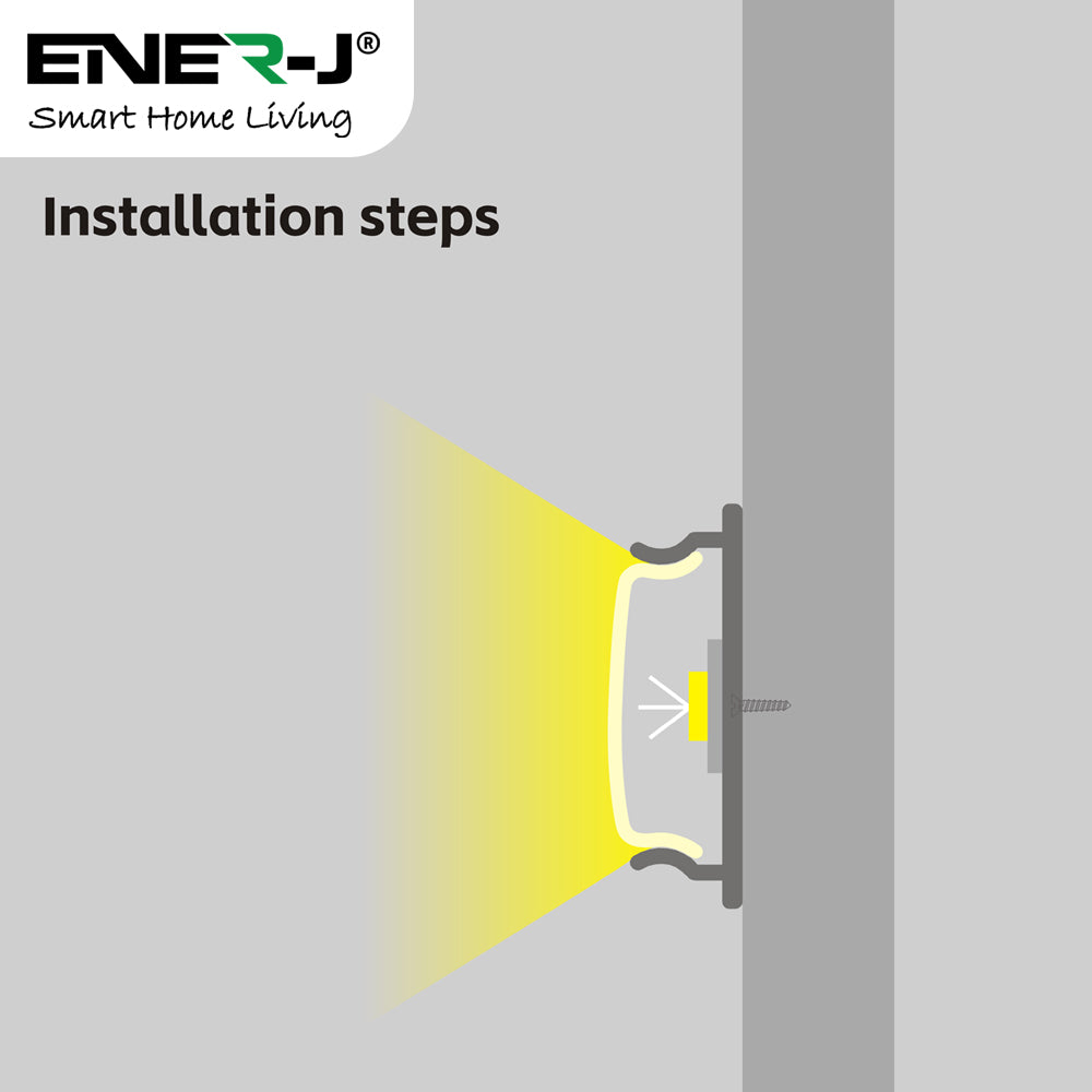 Ener-j T835 18mm x 5.9mm Bendable Aluminum Profile with PC Cover - 1m Length Kit (0.9mm Thickness) Pack of 2