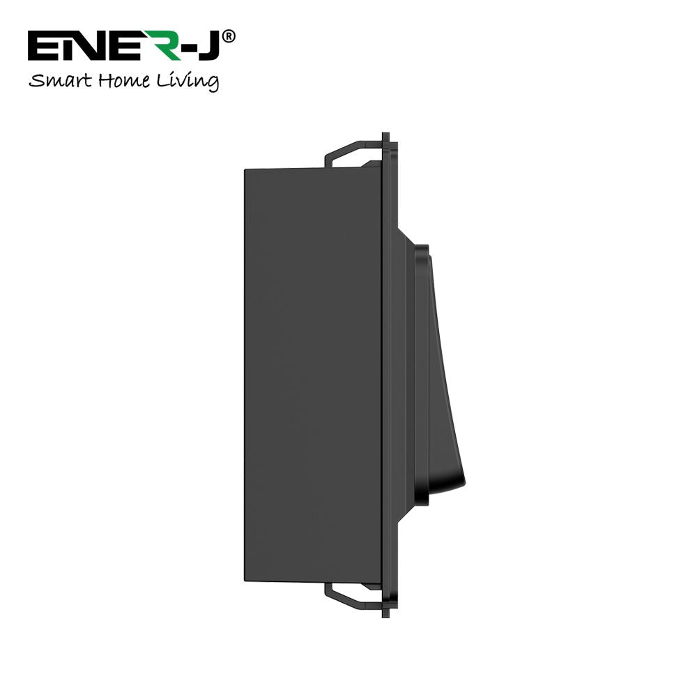 Enerj WS1070B Wireless Kinetic 1 Gang Switch MK Logic Style Black